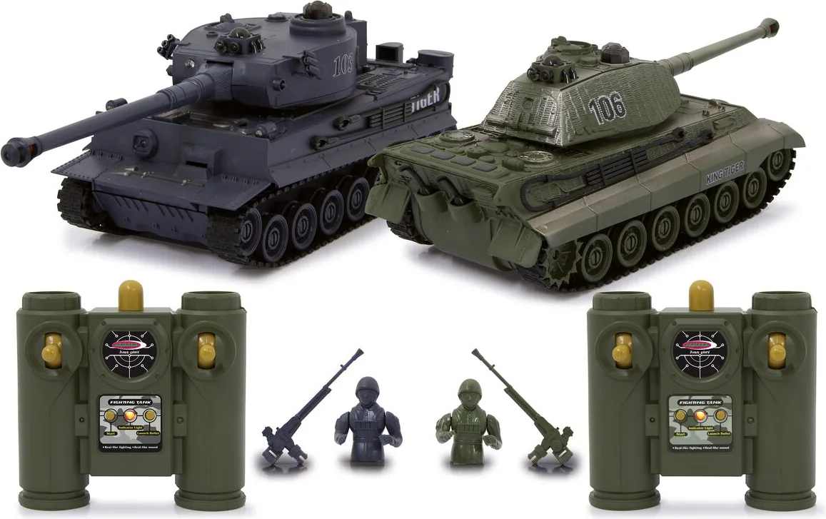 Kit Tanques Teledirigidos Tiger Battle Set 1:28 2,4GHz