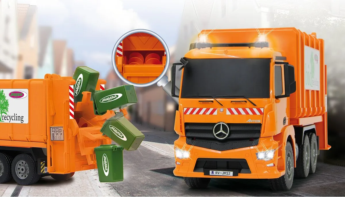 Camion Basura Teledirigido Mercedes-Benz Antos 1:20 2,4GHz — foto 8