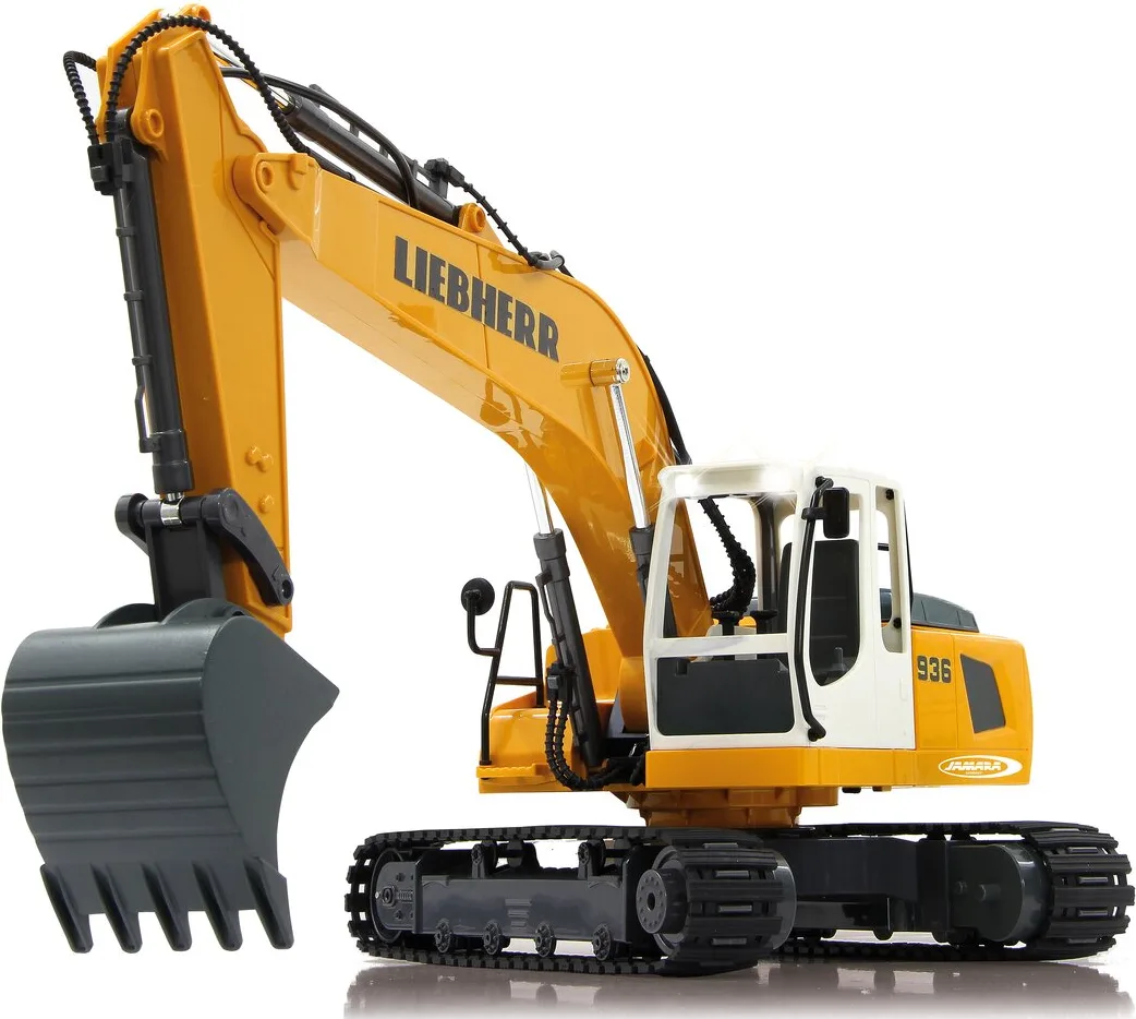 Excavadora Teledirigida Liebherr R936 1:20 2,4GHz Destruction-Set con Pinza y Martillo de Demolicion — foto 4