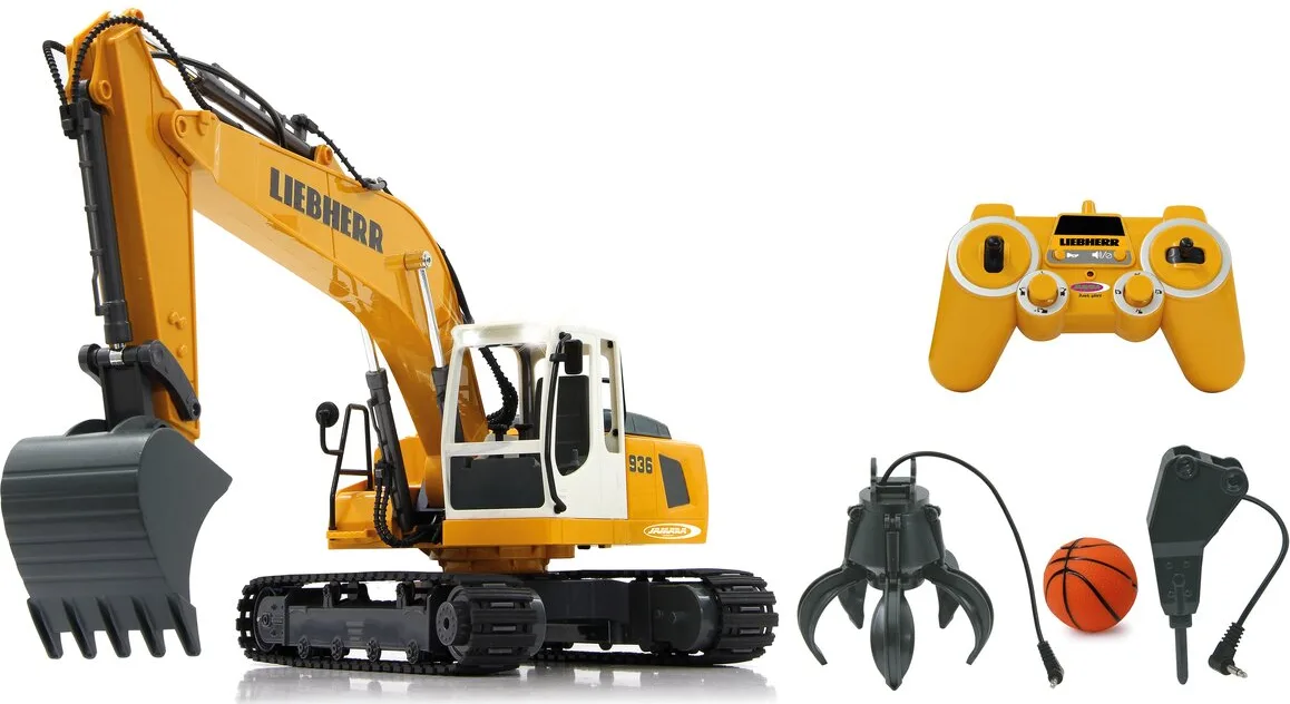 Excavadora Teledirigida Liebherr R936 1:20 2,4GHz Destruction-Set con Pinza y Martillo de Demolicion — foto 3