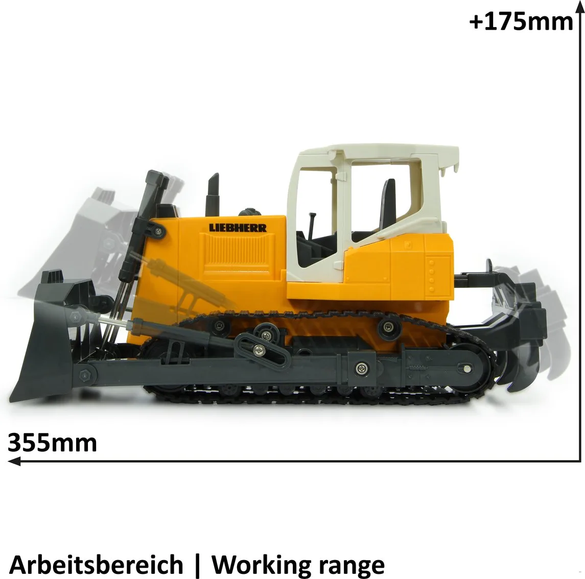 Pala Bulldozer Liebherr 1:20 2,4GHz — foto 6