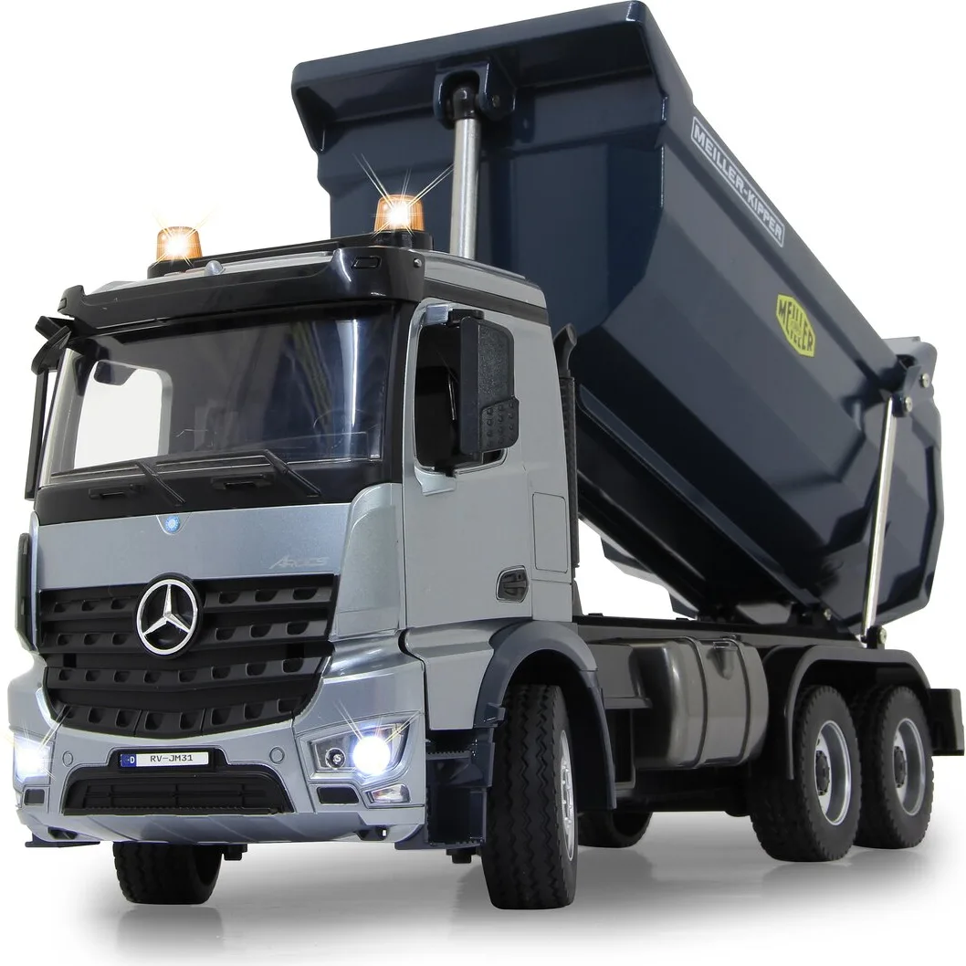 Camion Teledirigido Volquete Mercedes Benz Arocs 1:20 Metal Meiller 2,4GHz — foto 9