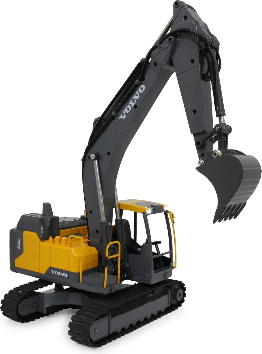 Excavadora Radio Control Volvo EC160E Metal 1:16 con Cubo y Martillo Neumatico 2,4GHz — foto 4