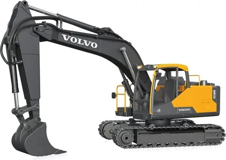 Excavadora Radio Control Volvo EC160E Metal 1:16 con Cubo y Martillo Neumatico 2,4GHz — foto 3
