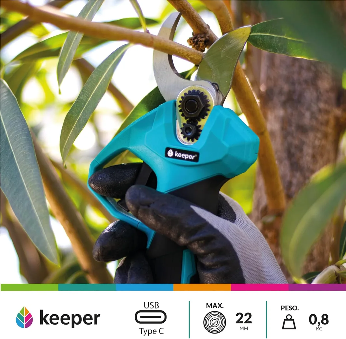Tijera Poda Bateria Keeper KP25 — foto 6