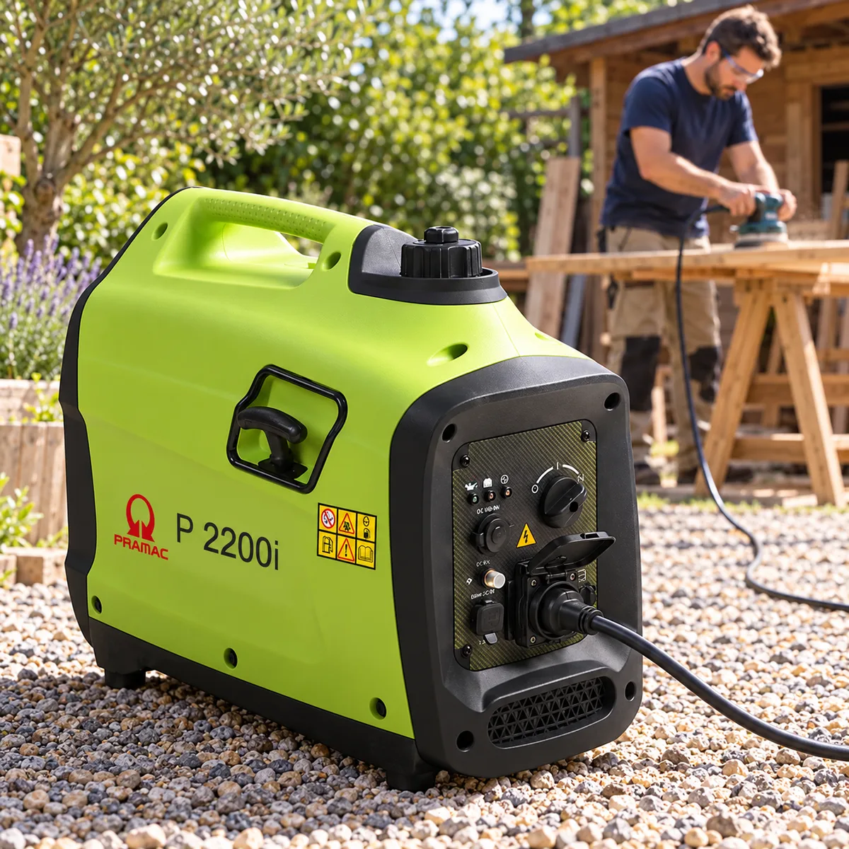 Generador inverter Pramac P2200i · 1.900 W · gasolina — foto 5