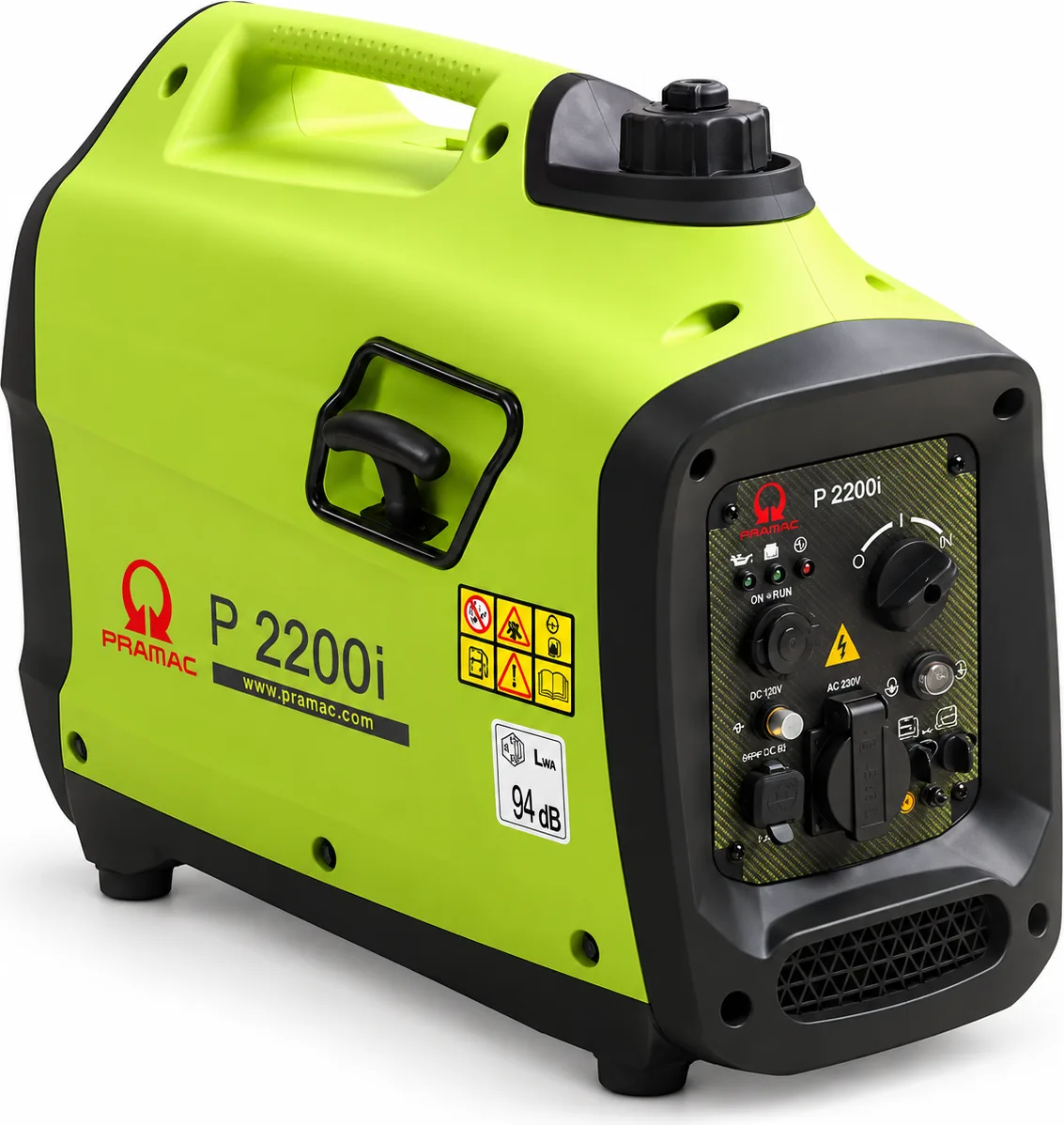 Generador inverter Pramac P2200i · 1.900 W · gasolina — foto principal