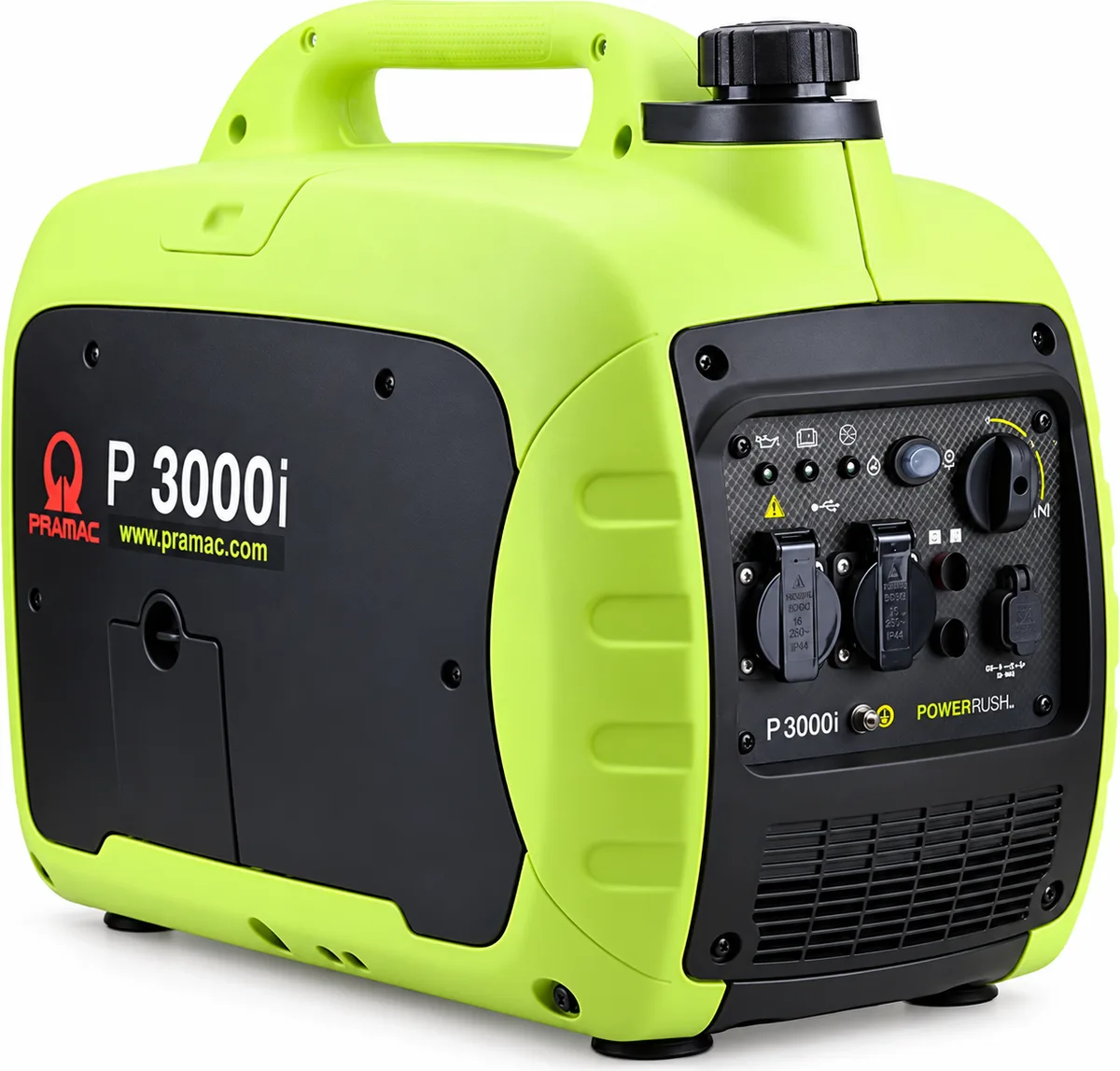 Generador inverter Pramac P3000i · 2.300 W · PowerRush — foto principal