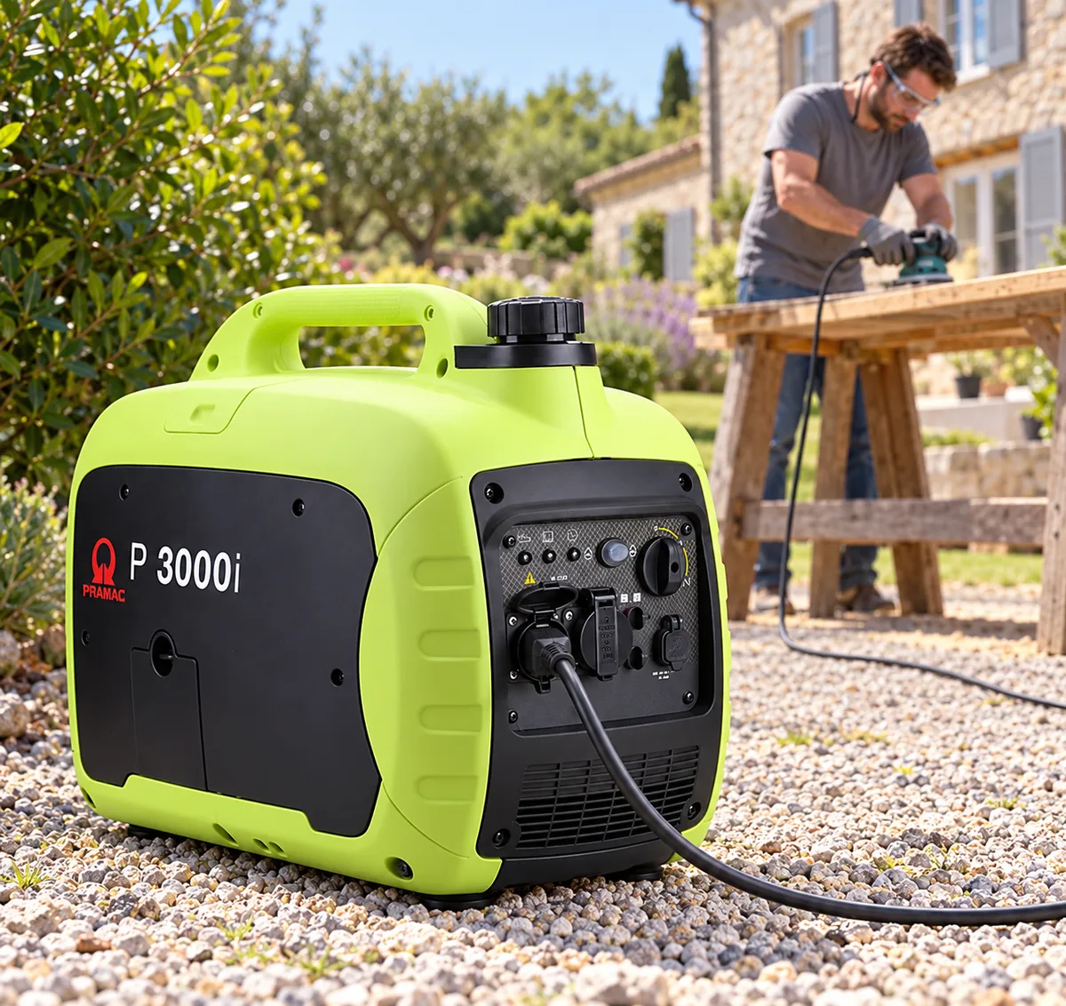 Generador inverter Pramac P3000i · 2.300 W · PowerRush — foto 5