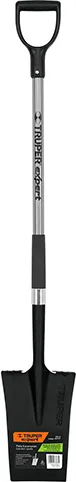 Palote Recto con Mango metalico de Anilla - 21x53 cm Truper