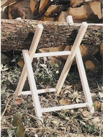Caballete de Madera Mediano 2 Brazos — foto 2