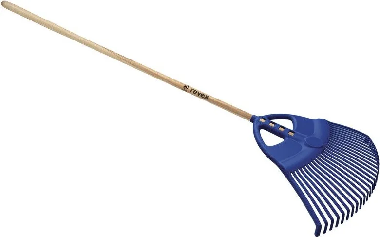 Escoba recoge hojas Ergonomica con Mango Revex