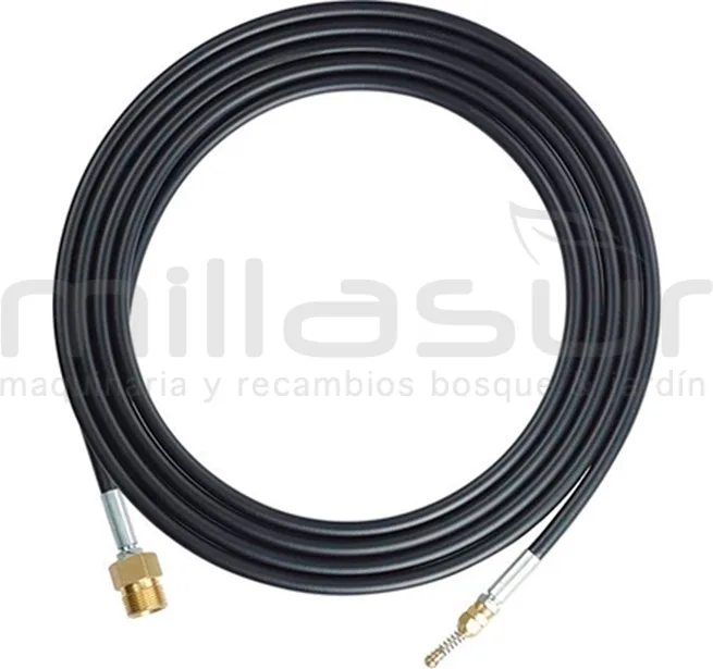 Manguera Desatascador 15M Hidrolimpiadora HG 3000