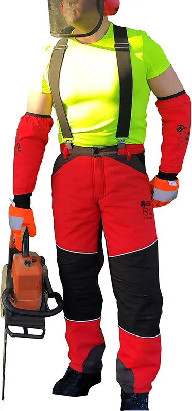 Pantalon Anticorte Motosierra Elastico Clase 2 Talla L