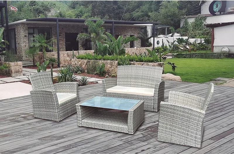 Conjunto Jardin Ibiza con Sofa, 2 Sillones, Mesa Baja — foto 2
