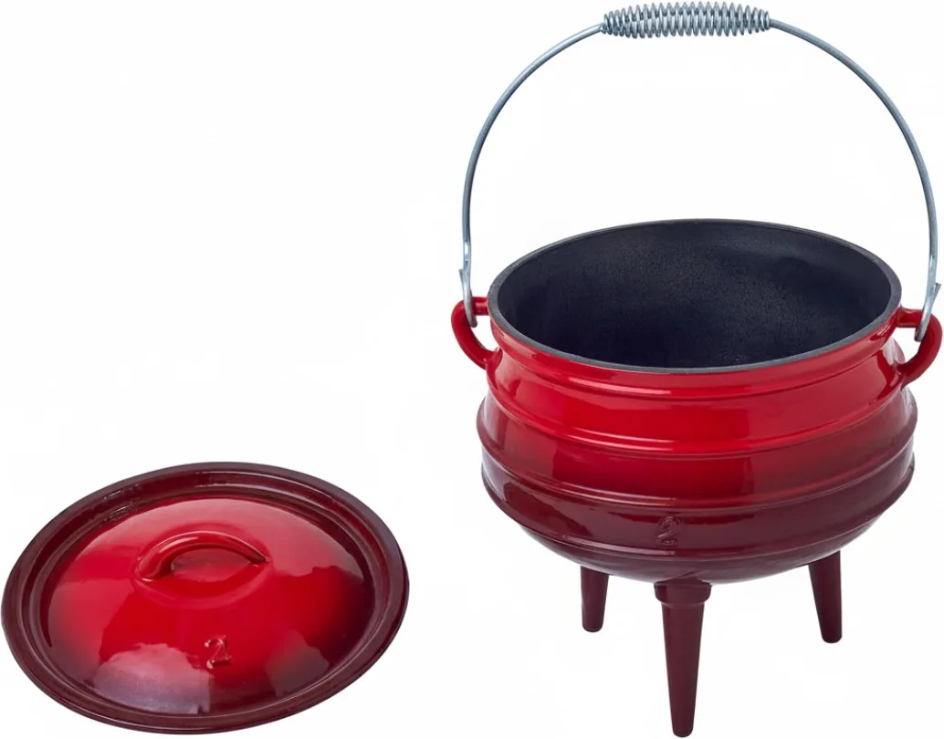 Pote Esmaltado Rojo 6 Litros — foto 2