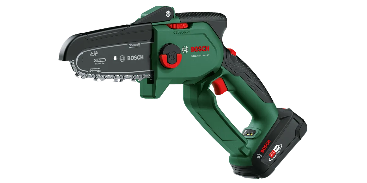 Bosch Sierra de poda a batería compacta EasyChain 18V-15-7 (Para cortar madera)