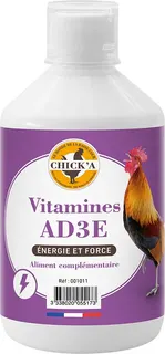 Complemento Alimenticio Aves de Corral AD3E 500 Ml