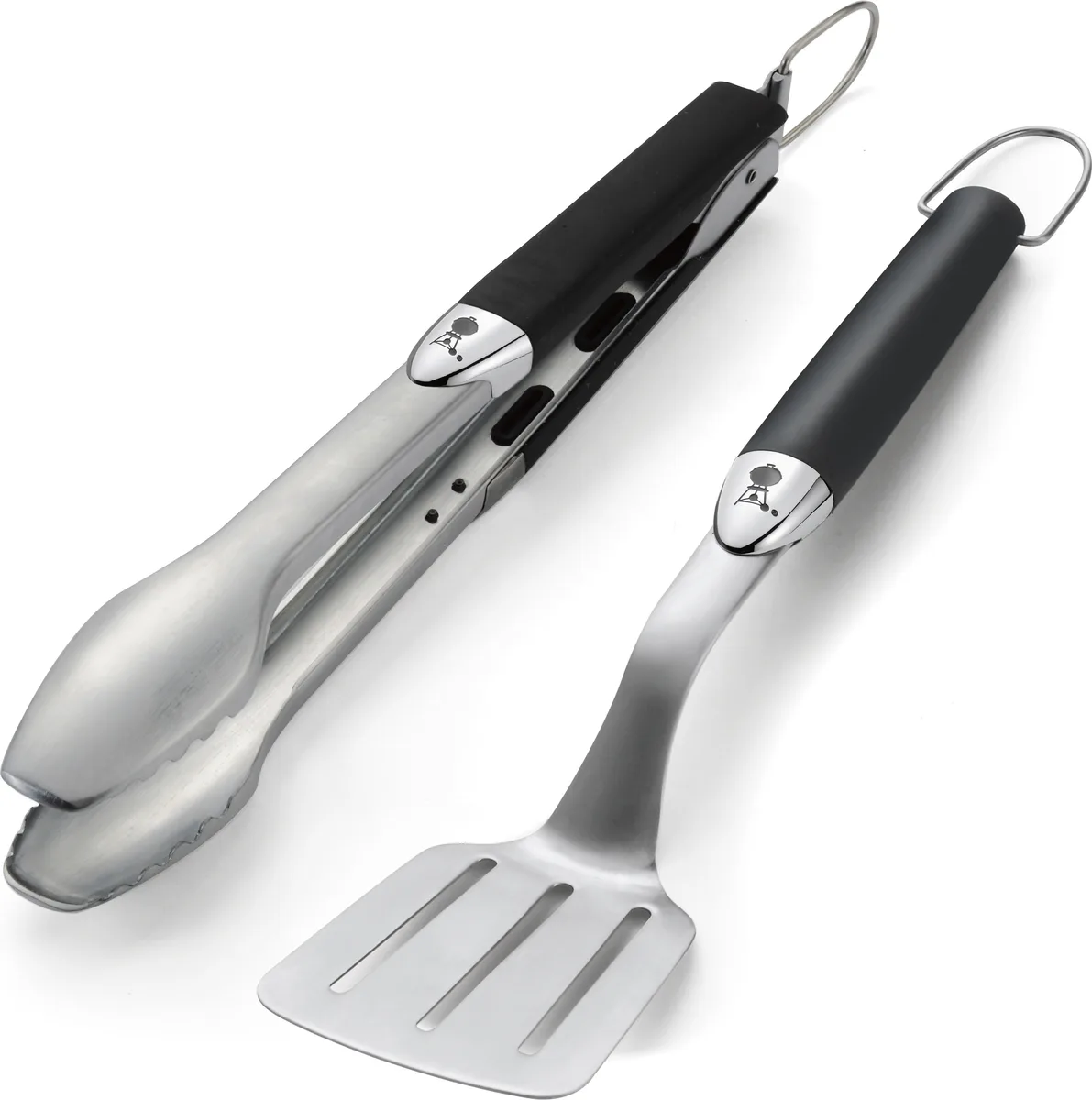 Kit Utensilios Premium - Modelo pequeño, 2 Piezas, Acero Inoxidable, Negro — foto principal