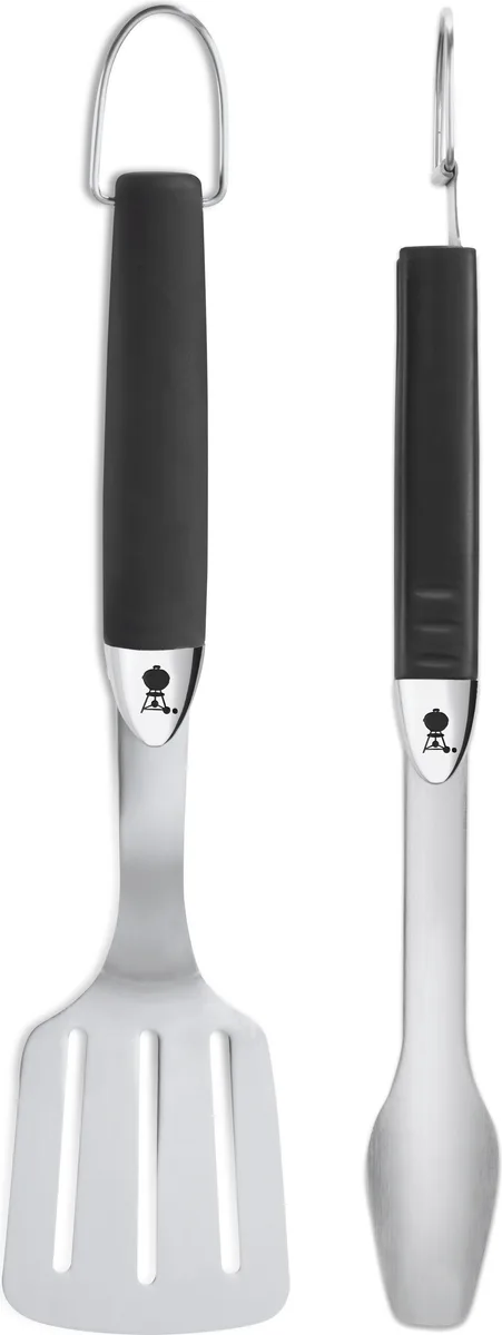 Kit Utensilios Premium - Modelo pequeño, 2 Piezas, Acero Inoxidable, Negro — foto 2
