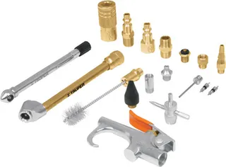 Juego Pistola y Accesorios Neumaticos compresor 18 Piezas Truper