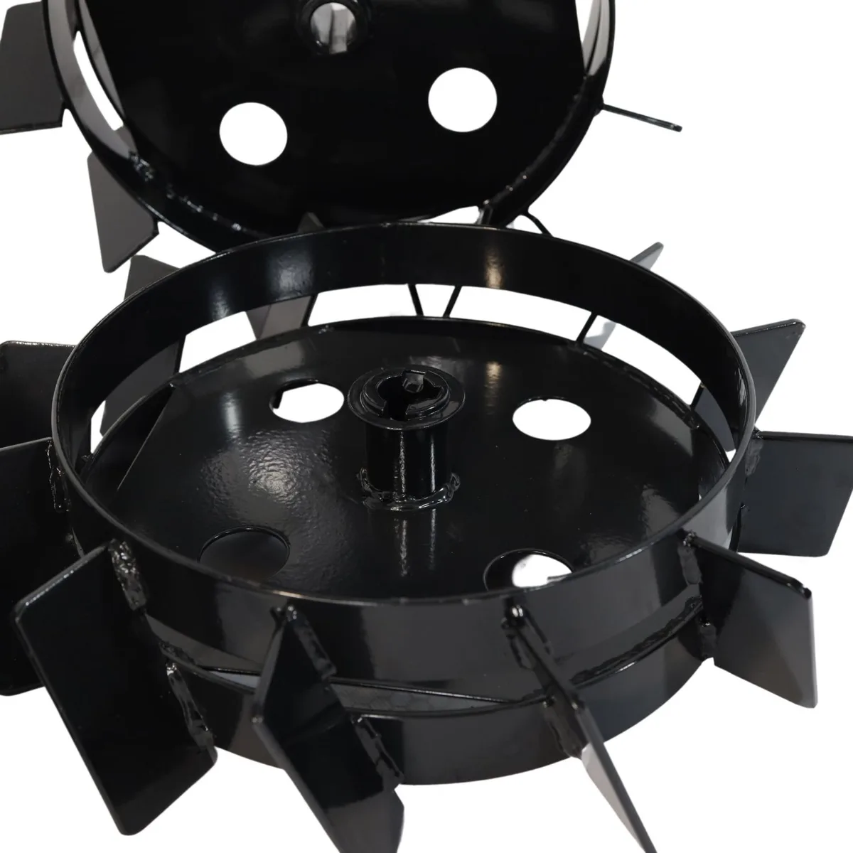 Kit Ruedas Metalicas y Aporcador Motocultor Garland Groover — foto 6