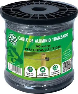 Cable de Aluminio Trenzado 1,8 mm 200 Metros