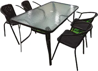 Silla Acero Basica Respaldo PVC