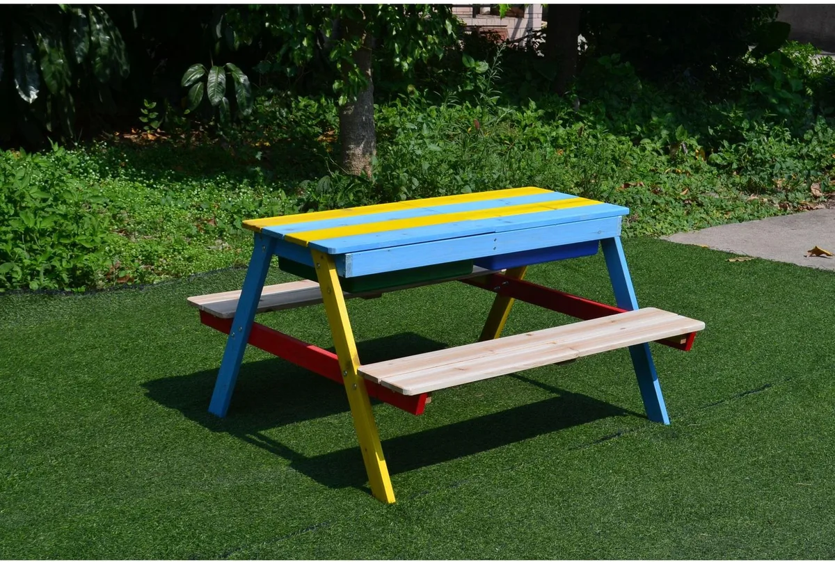 Mesa Picnic Infantil 89x89x48,5 cm — foto 2