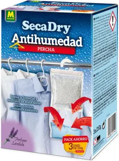Secadry 3 Perchas Antihumedad