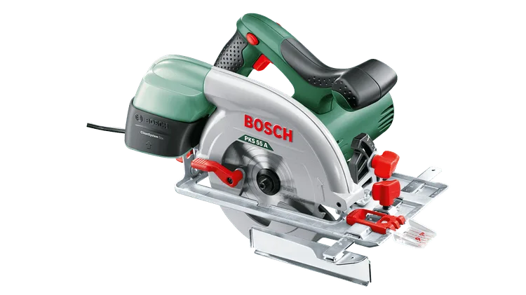 Sierra circular Bosch PKS 55 A 1200 W, 160 mm + disco extra — foto 21