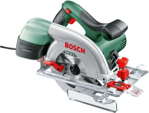Sierra circular Bosch PKS 55 A 1200 W, 160 mm + disco extra — foto 4