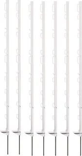 Pack 50 Unidades Poste Pastor Plastico Blanco 105 cm