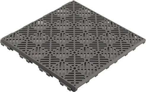 Baldosas Plastico Bahamas Antracita Pack 12 Unidades 30x30 cm — foto principal