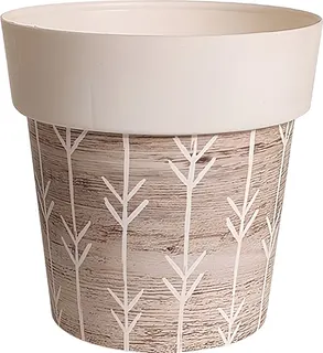 Maceta Melisa Redonda Iml Natural  Ø 12 cm