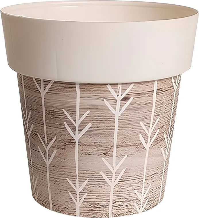 Maceta Melisa Redonda Iml Natural Ø 15 cm