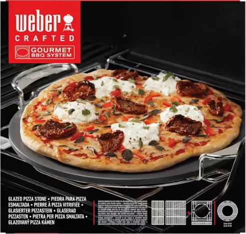 Piedra para Pizza Esmaltada Weber Crafted Gourmet BBQ System — foto 2
