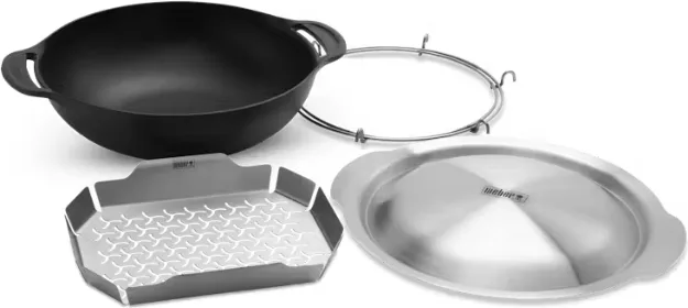 Wok y Vaporera Weber Crafted