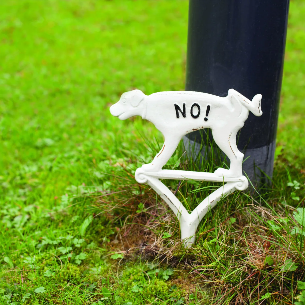 Señal Prohibido Orinar Perro Blanco — foto 2