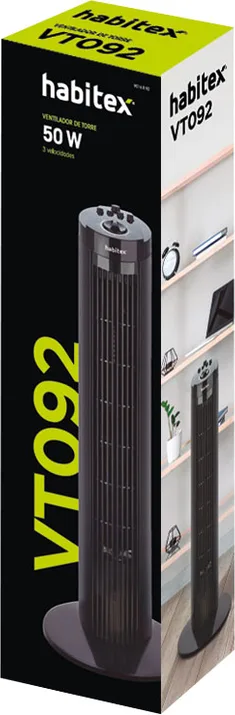 Ventilador de Torre Negro VTR-92 — foto 2