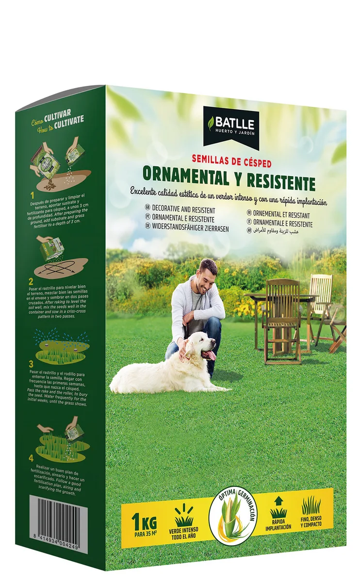 Semilla Cesped Ornamental y Resistente 1 kg