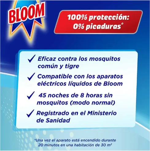 Bloom Insecticida Electrico Antimosquitos Recambio 45 Noches — foto 5