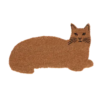 Felpudo Figura Gato Fibra de Coco