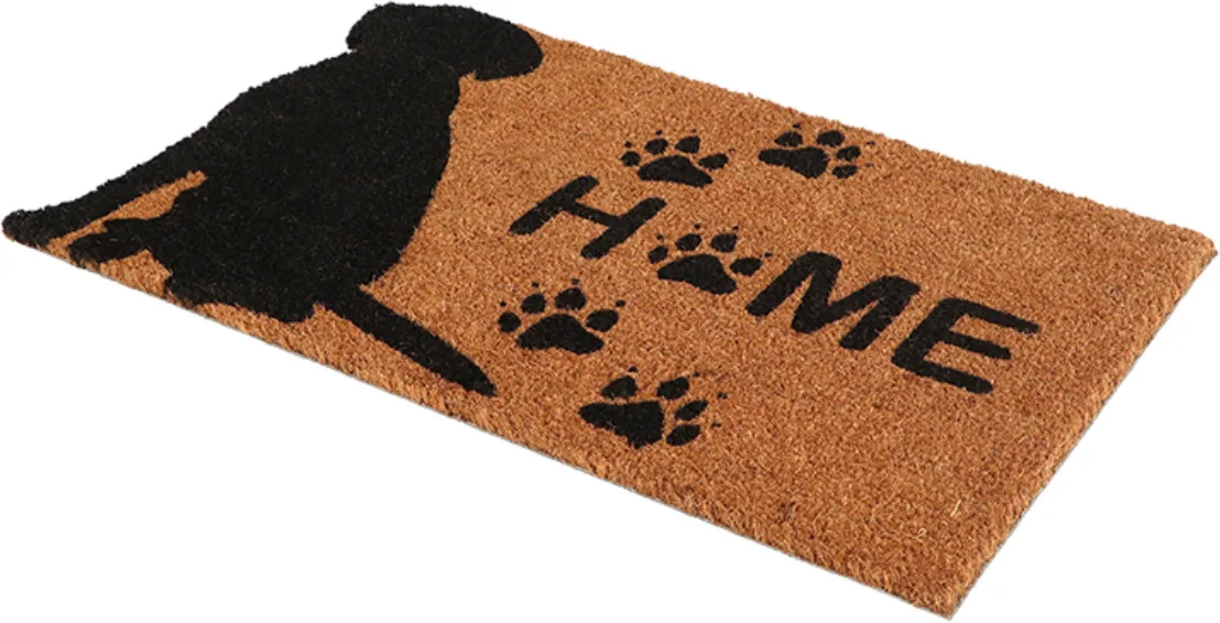 Felpudo Estampado Perro Fibra de Coco — foto 4