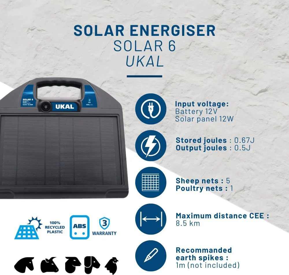 Pastor Electrico Solar Ukal 6 — foto 4