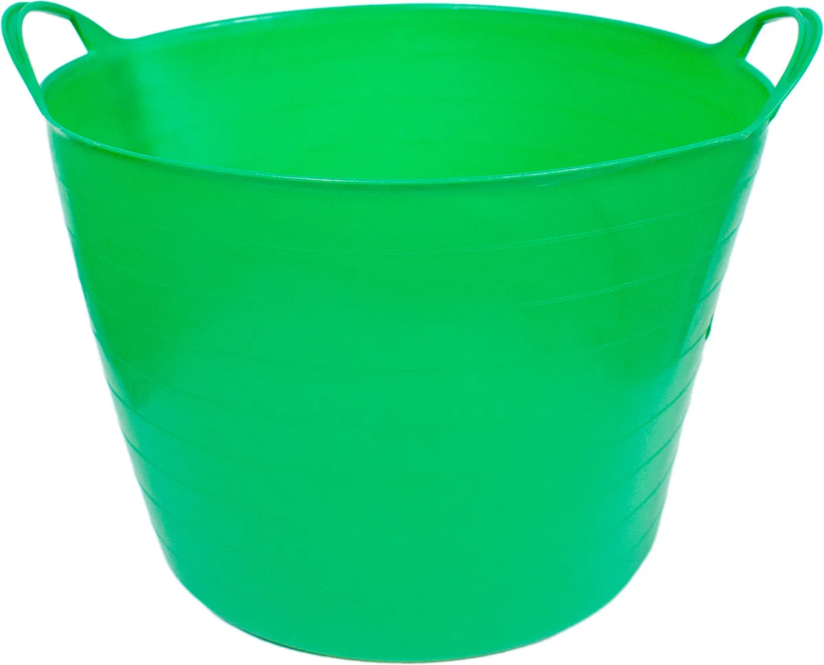 Cesto Vendimia / Capazo Plastico 42l Verde