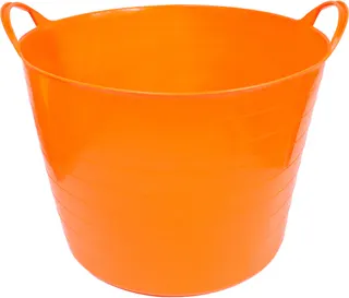 Cesto Vendimia / Capazo Plastico 42l Naranja