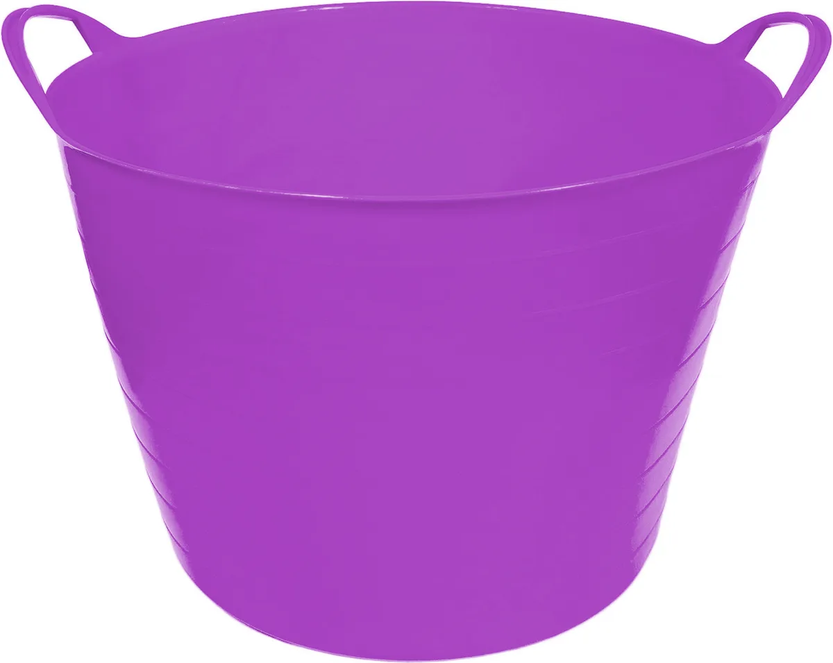 Cesto Vendimia / Capazo Plastico 42l Morada