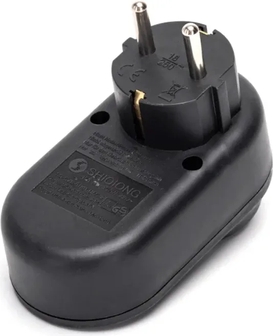 Enchufe Conversion Aleman 16A Negro — foto 6