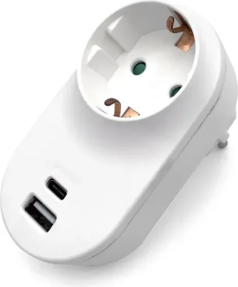 Enchufe Conversion Aleman 16A Blanco — foto 3